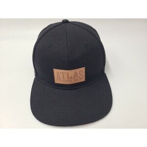 Atlas Cider Co Company Bend Oregon Discrete Snapback Hat Cap OR Men Women‎ Black